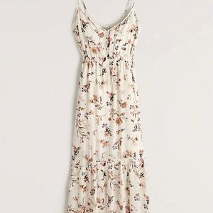 Abercrombie & Fitch Easy Waist Midaxi Dress